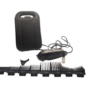 Wahl Hair Clipper Men Black MC2 Corded Precision Blade Kit With Case 11pc